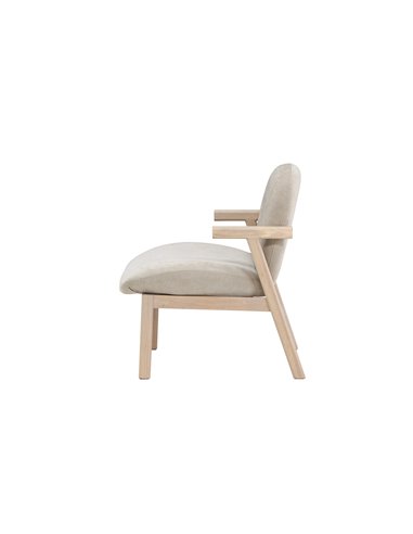 Fåtölj Rile, 67 × 74 cm, Beige