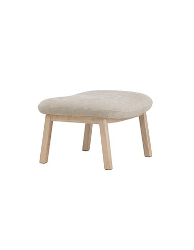 Fåtölj Rile Ottoman, 70 × 60 cm, Beige