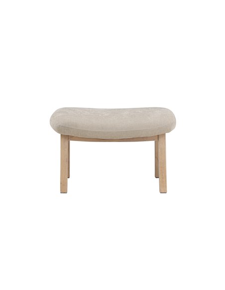 Fåtölj Rile Ottoman, 70 × 60 cm, Beige