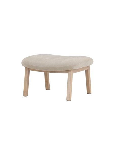 Fåtölj Rile Ottoman, 70 × 60 cm, Beige
