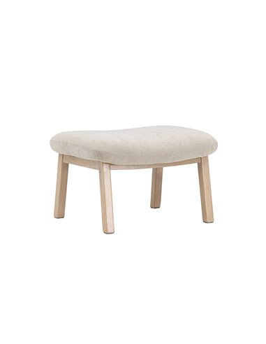 Fåtölj Rile Ottoman, 70 × 60 cm, Beige