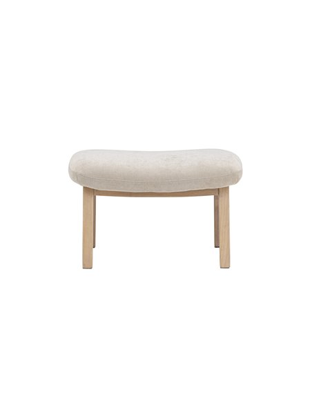 Fåtölj Rile Ottoman, 70 × 60 cm, Beige