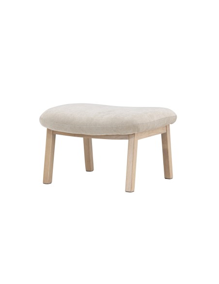 Fåtölj Rile Ottoman, 70 × 60 cm, Beige