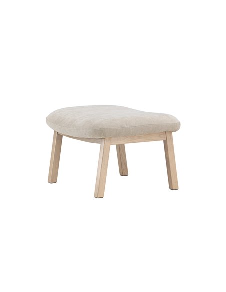 Fåtölj Rile Ottoman, 70 × 60 cm, Beige
