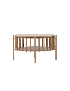 Runt soffbord Rubbo, Ø80 cm, Natur