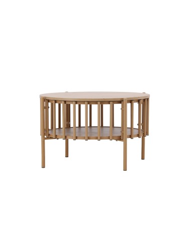 Runt soffbord Rubbo, Ø80 cm, Natur