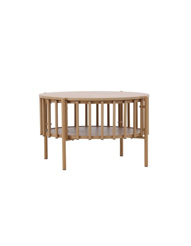 Runt soffbord Rubbo, Ø80 cm, Natur