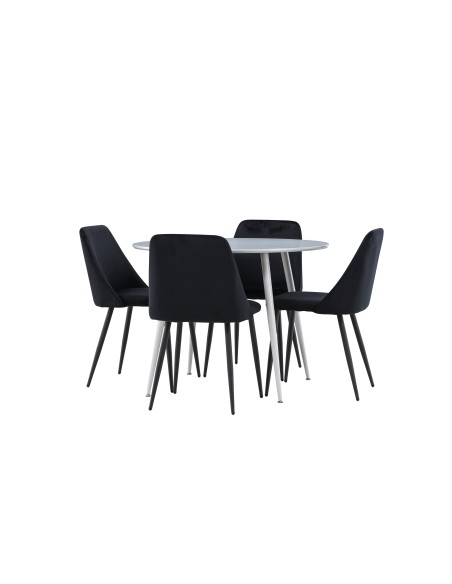 Matgrupp Plaza med Night matstolar