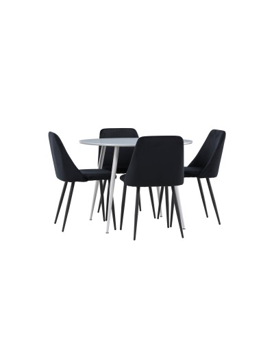 Matgrupp Plaza med Night matstolar