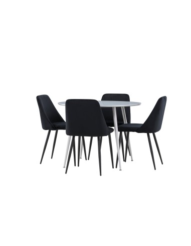 Matgrupp Plaza med Night matstolar