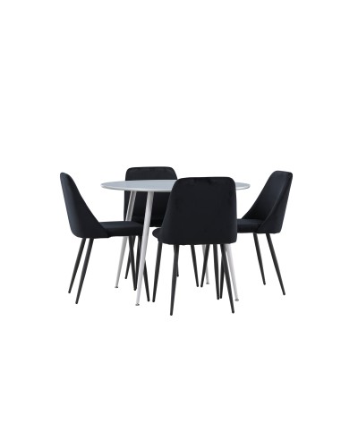 Matgrupp Plaza med Night matstolar