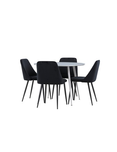 Matgrupp Plaza med Night matstolar