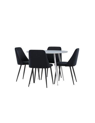 Matgrupp Plaza med Night matstolar