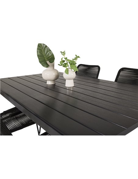 Matgrupp Break med Lindos matstolar, 150 × 90 cm