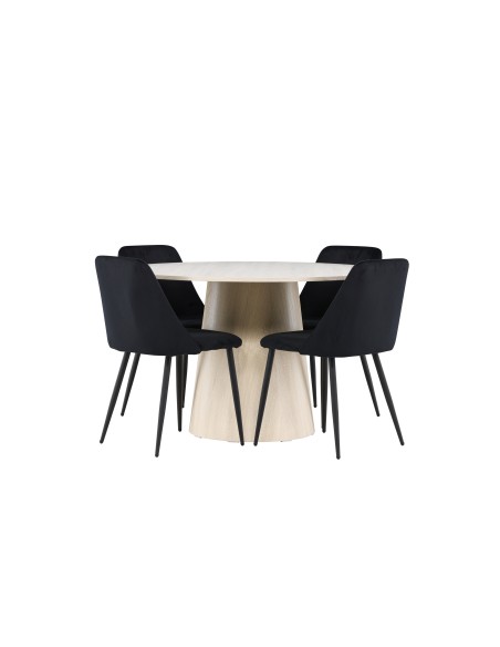 Matgrupp Lanzo med Night matstolar