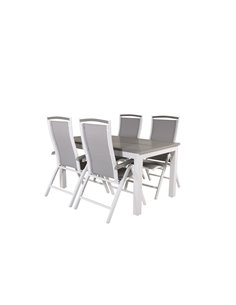 Matgrupp Albany med Albany matstolar, 152 × 90 cm 2