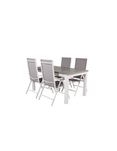 Matgrupp Albany med Break matstolar, 152 × 90 cm 2
