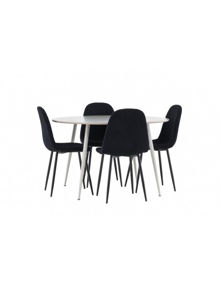 Matgrupp Plaza med Polar matstolar