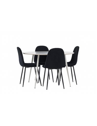 Matgrupp Plaza med Polar matstolar