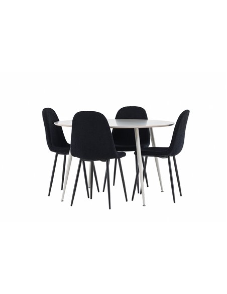 Matgrupp Plaza med Polar matstolar