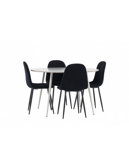 Matgrupp Plaza med Polar matstolar