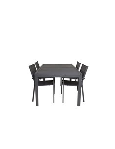 Matgrupp Marbella med Copacabana matstolar, 160 × 100 cm