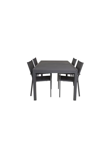 Matgrupp Marbella med Copacabana matstolar, 160 × 100 cm