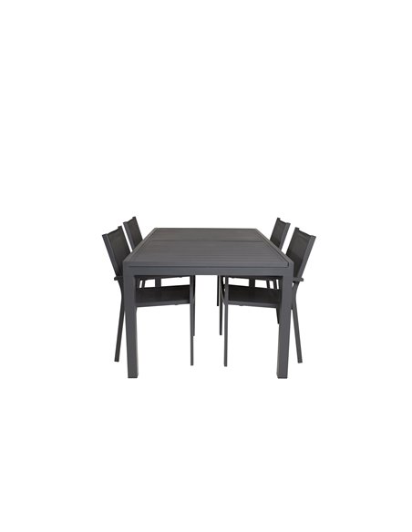 Matgrupp Marbella med Copacabana matstolar, 160 × 100 cm