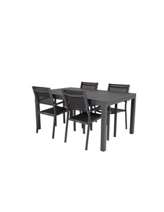 Matgrupp Marbella med Copacabana matstolar, 160 × 100 cm 2