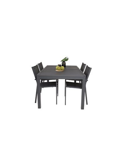 Matgrupp Marbella med Copacabana matstolar, 160 × 100 cm