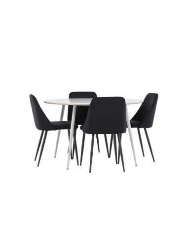 Matgrupp Plaza med Night matstolar
