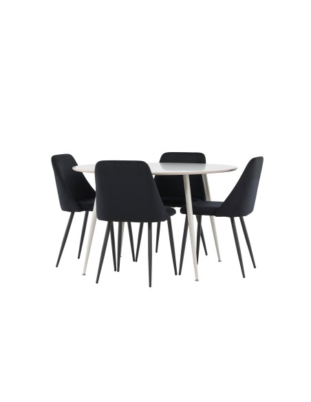 Matgrupp Plaza med Night matstolar
