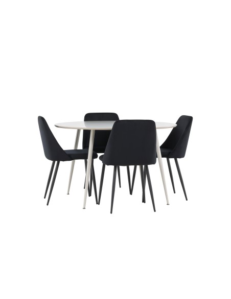 Matgrupp Plaza med Night matstolar