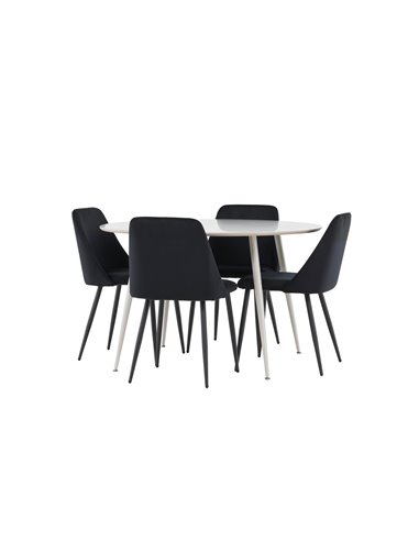 Matgrupp Plaza med Night matstolar