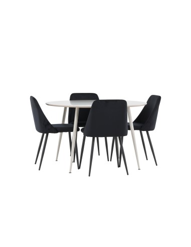 Matgrupp Plaza med Night matstolar