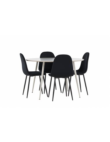 Matgrupp Plaza med Polar matstolar