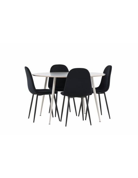 Matgrupp Plaza med Polar matstolar