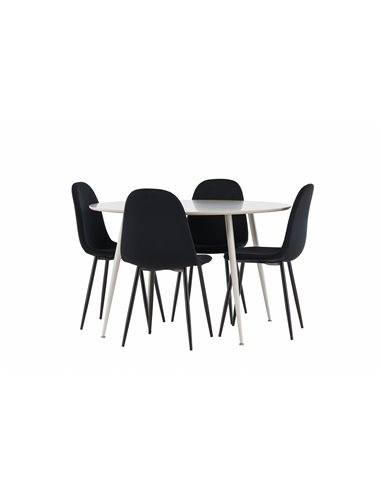 Matgrupp Plaza med Polar matstolar