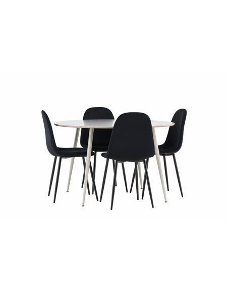 Matgrupp Plaza med Polar matstolar