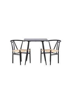 Matgrupp Polar med Alfons matstolar, 75 × 75 cm