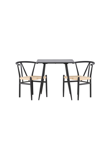 Matgrupp Polar med Alfons matstolar, 75 × 75 cm