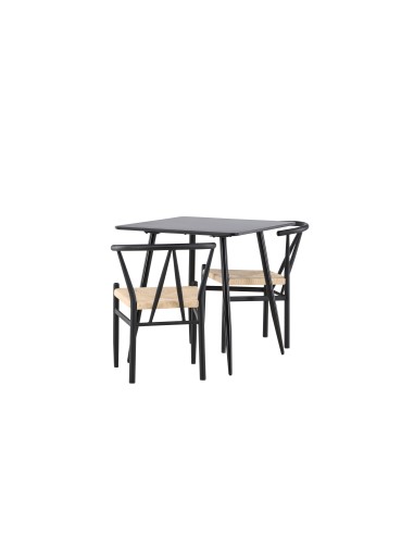 Matgrupp Polar med Alfons matstolar, 75 × 75 cm