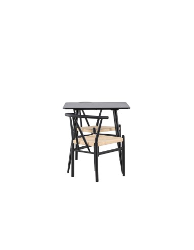 Matgrupp Polar med Alfons matstolar, 75 × 75 cm