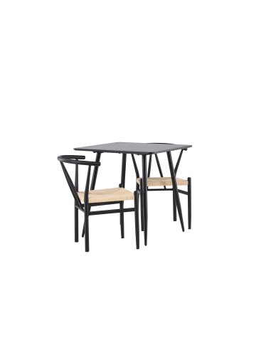 Matgrupp Polar med Alfons matstolar, 75 × 75 cm