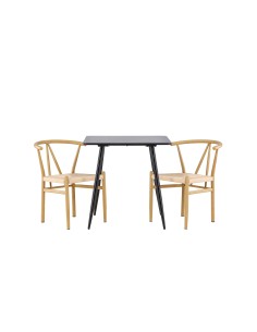 Matgrupp Polar med Alfons matstolar, 75 × 75 cm