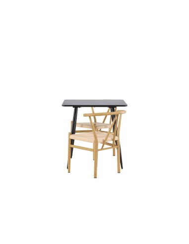Matgrupp Polar med Alfons matstolar, 75 × 75 cm