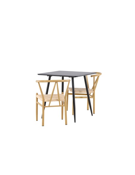 Matgrupp Polar med Alfons matstolar, 75 × 75 cm