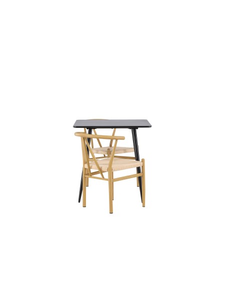 Matgrupp Polar med Alfons matstolar, 75 × 75 cm