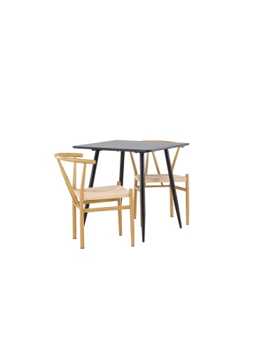 Matgrupp Polar med Alfons matstolar, 75 × 75 cm