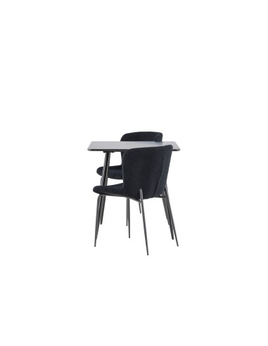 Matgrupp Polar med Modesto matstolar, 75 × 75 cm